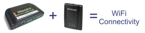 EtherRain Wifi Irrigation Sprinkler Controller with Netgear WNCE2001